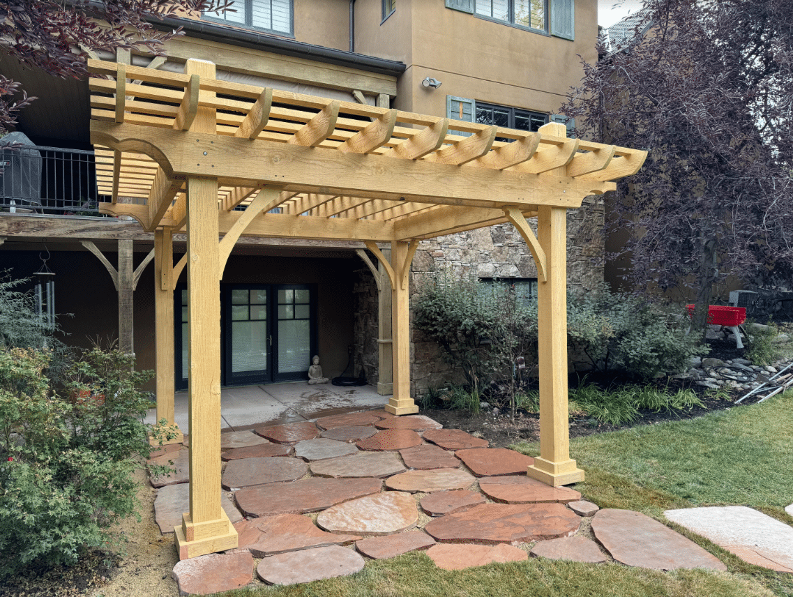 Screen Shot 2024-08-08 at 10.45.29 AM New pergola installed at a home in Salt Lake City