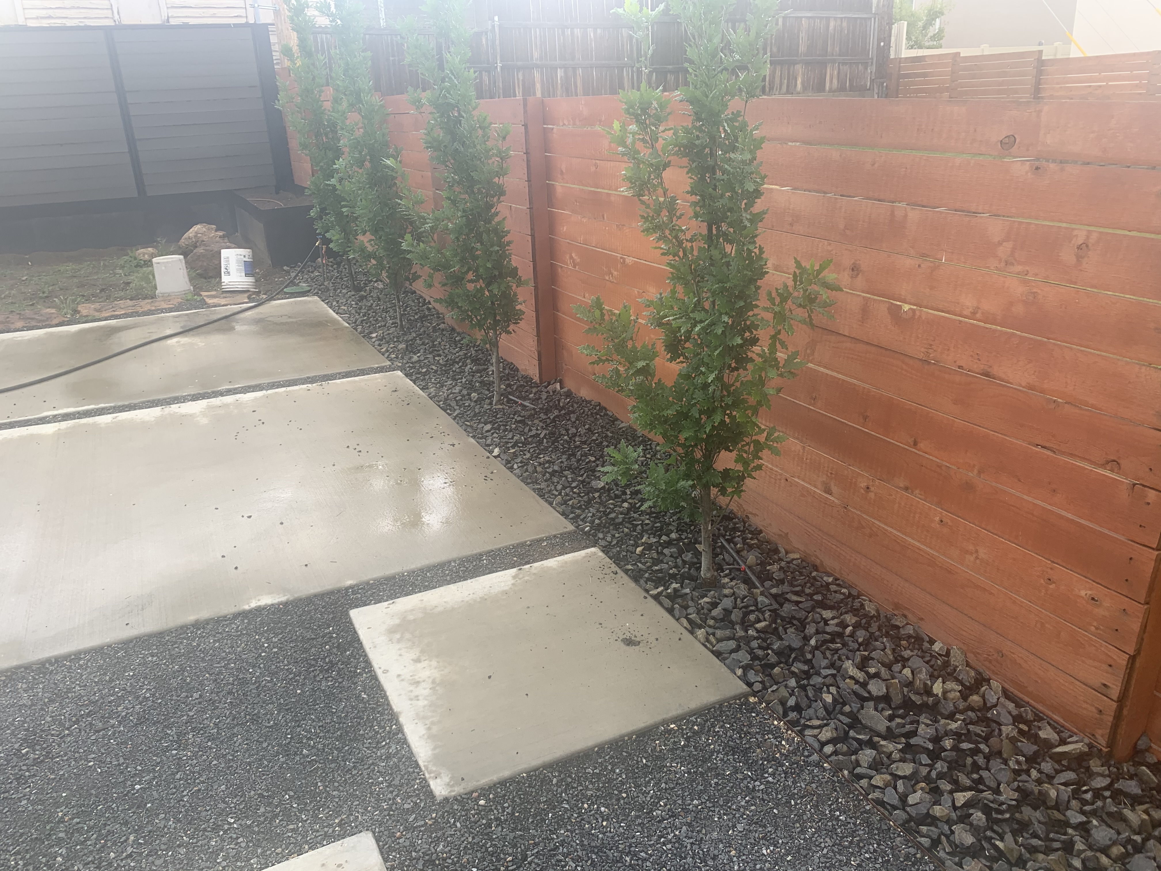 IMG-3261 Paving job on the side of a new residential home
