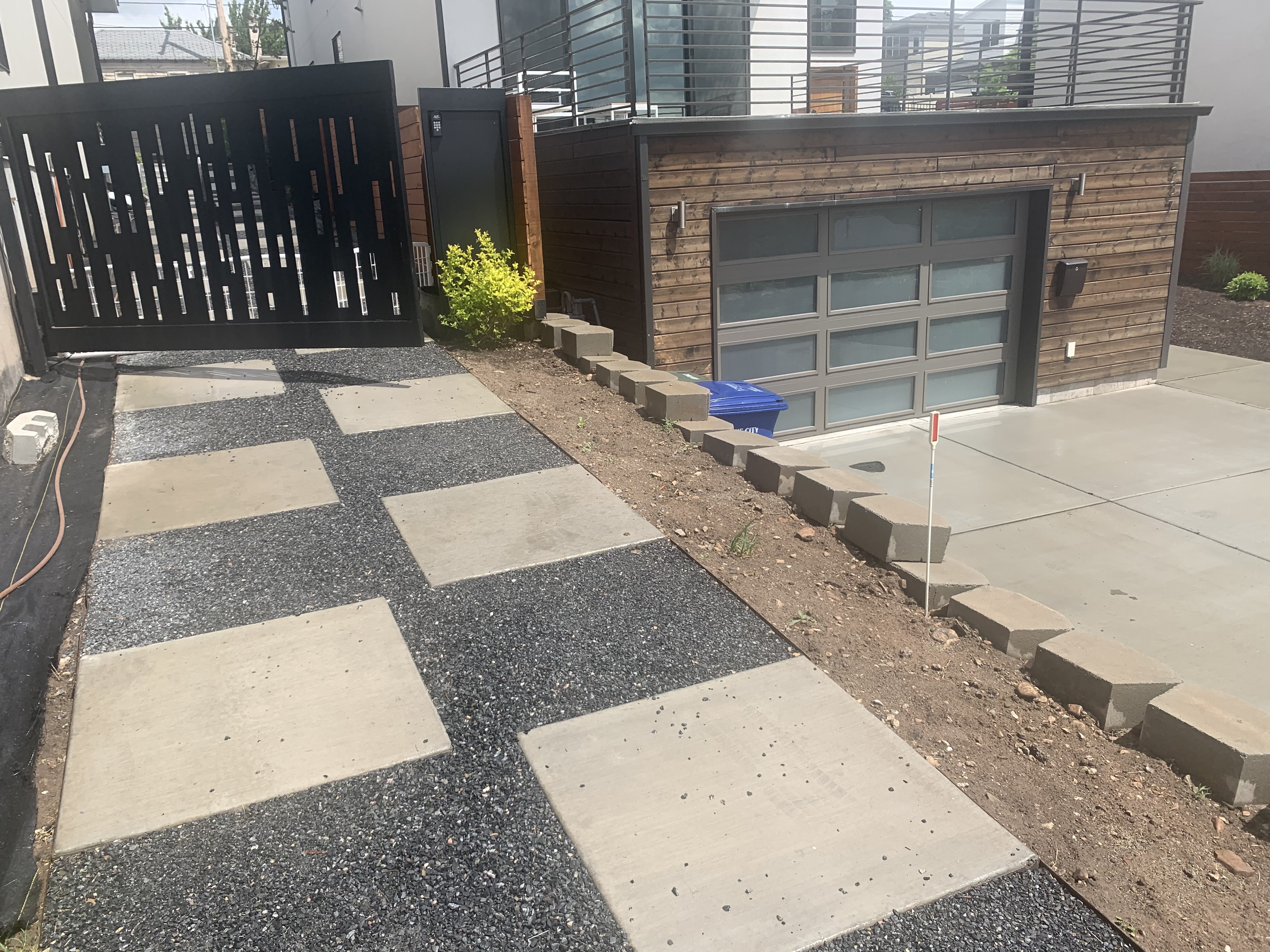 IMG-3264 Paving job on the side of a new residential home