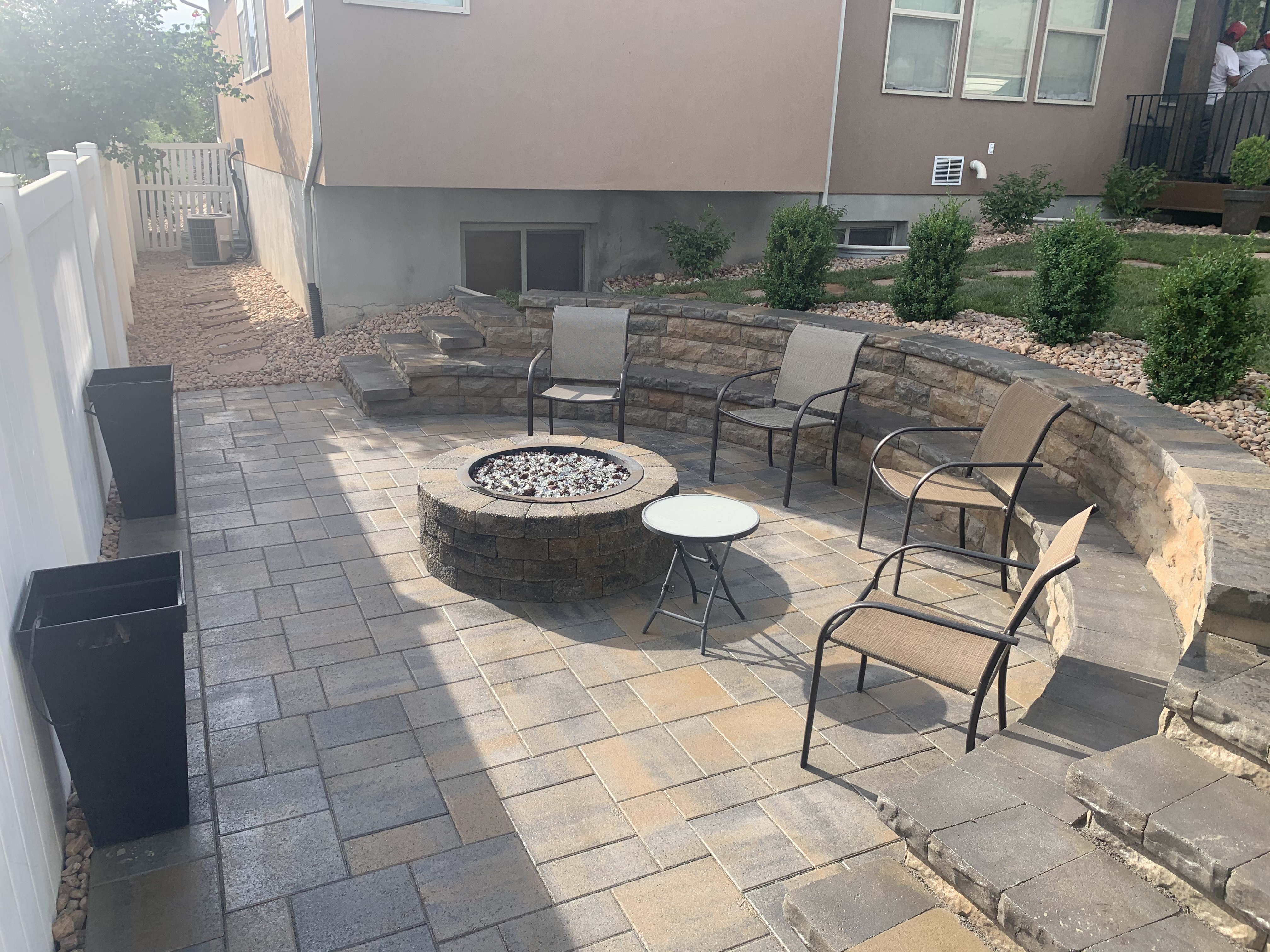 IMG-3556 Backyard patio with fireplace