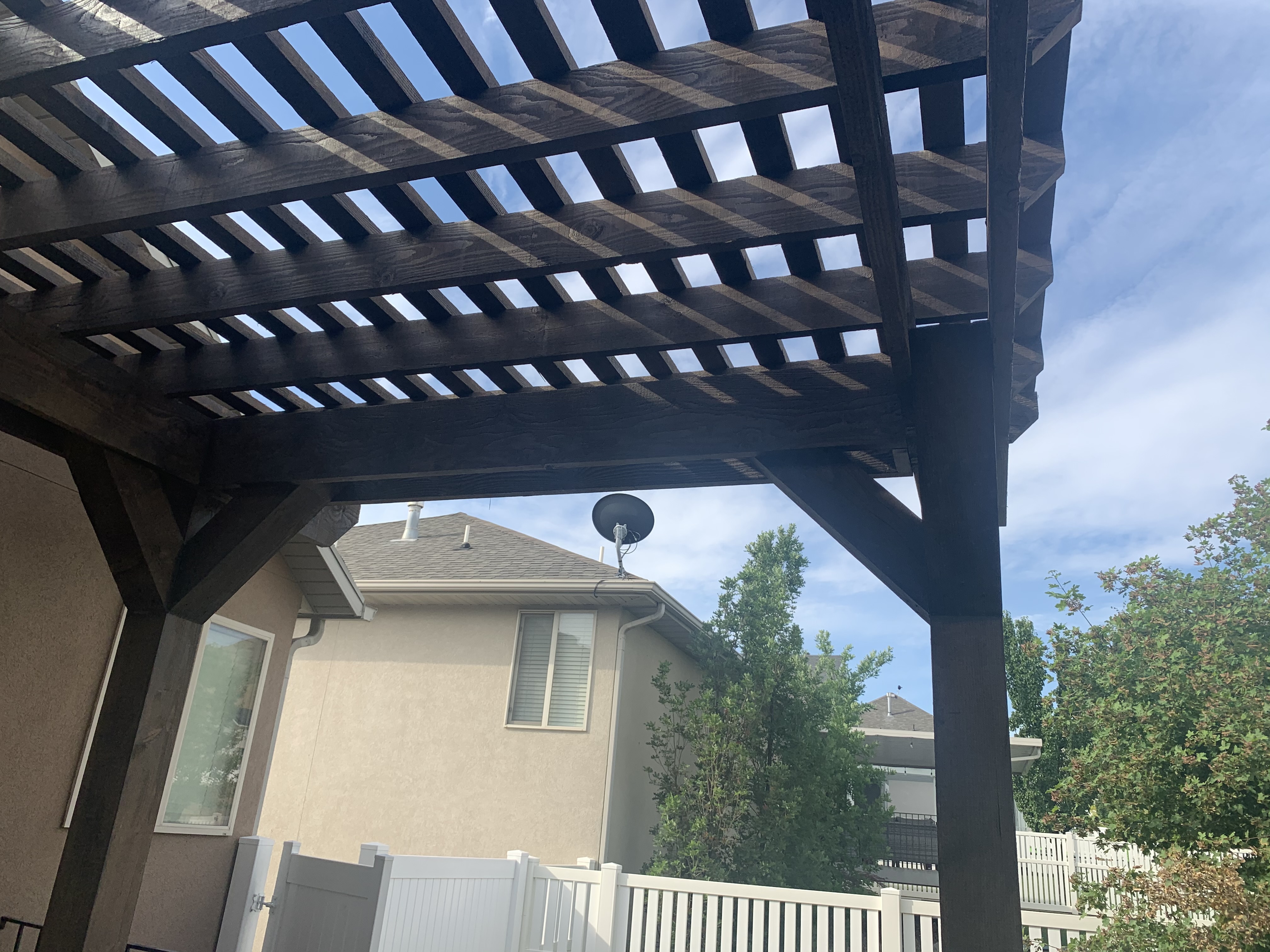 IMG-3561 Pergola built in a residential backyard
