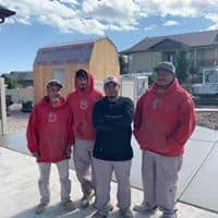 CONCRETE AT JESSE NUTTALS HOME 2019.jpg2 Huskie'z landscaping concrete team