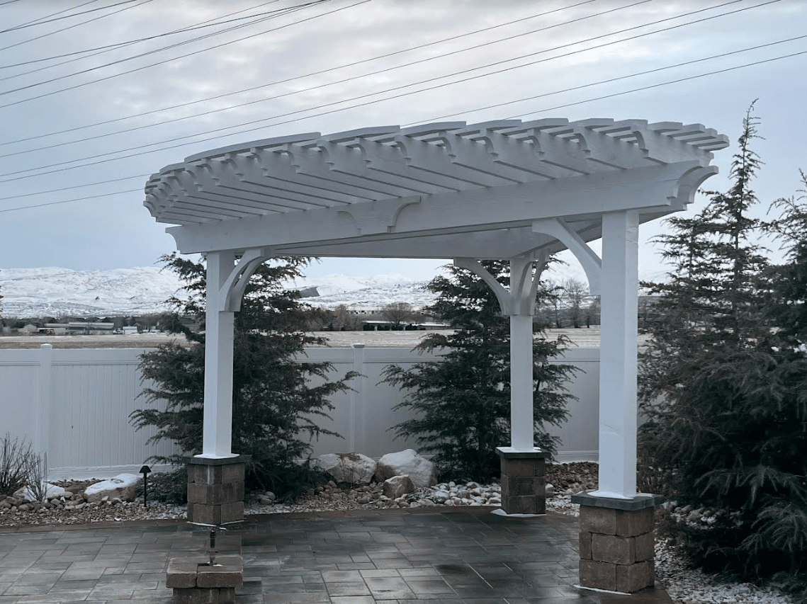 Screen Shot 2023-01-25 at 3.16.43 PM Pergola built in a home's back yard