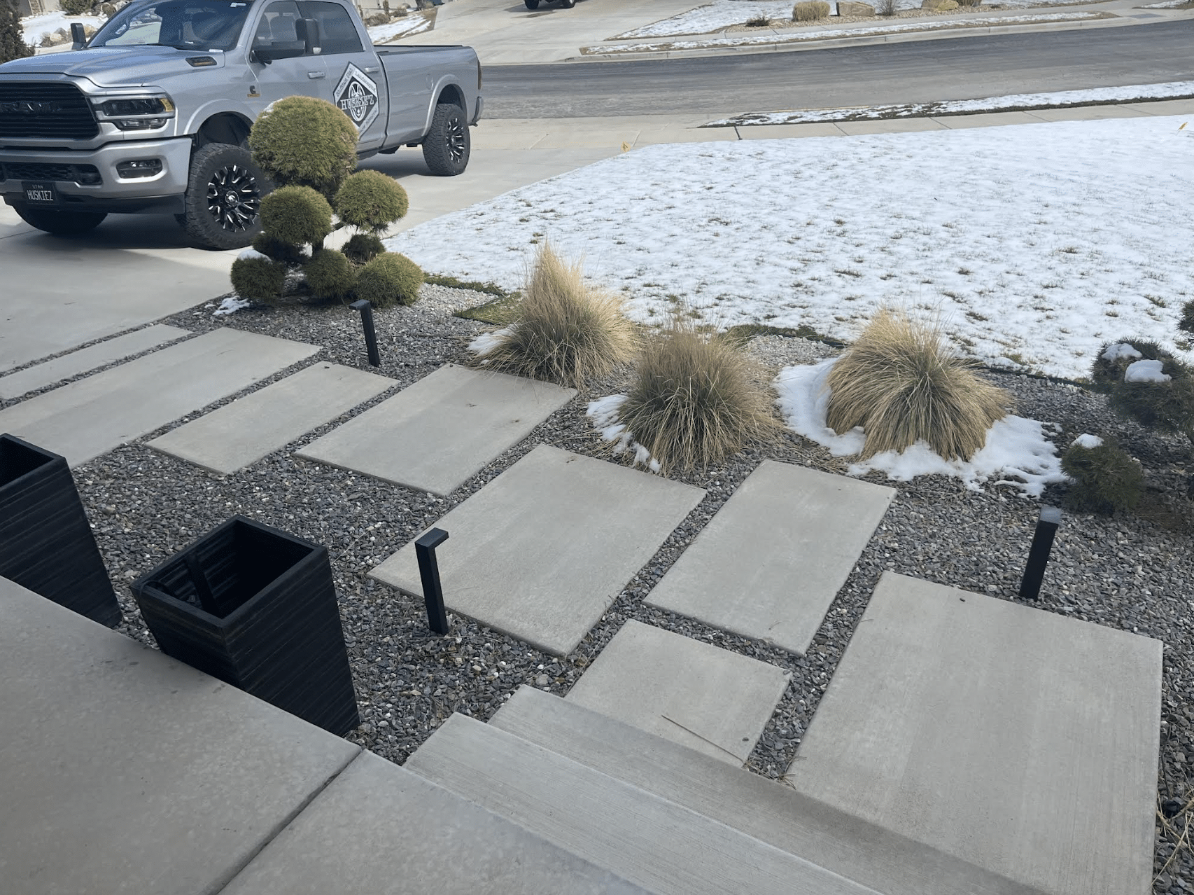 Screen Shot 2024-03-14 at 3.51.16 PM Concrete Patio slabs installed at a new Salt Lake City home.