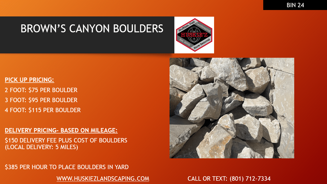 BOULDERS- BROWNS CANYON
