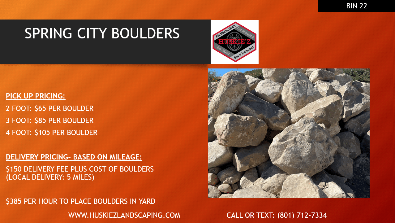 BOULDERS- SPRING CITY