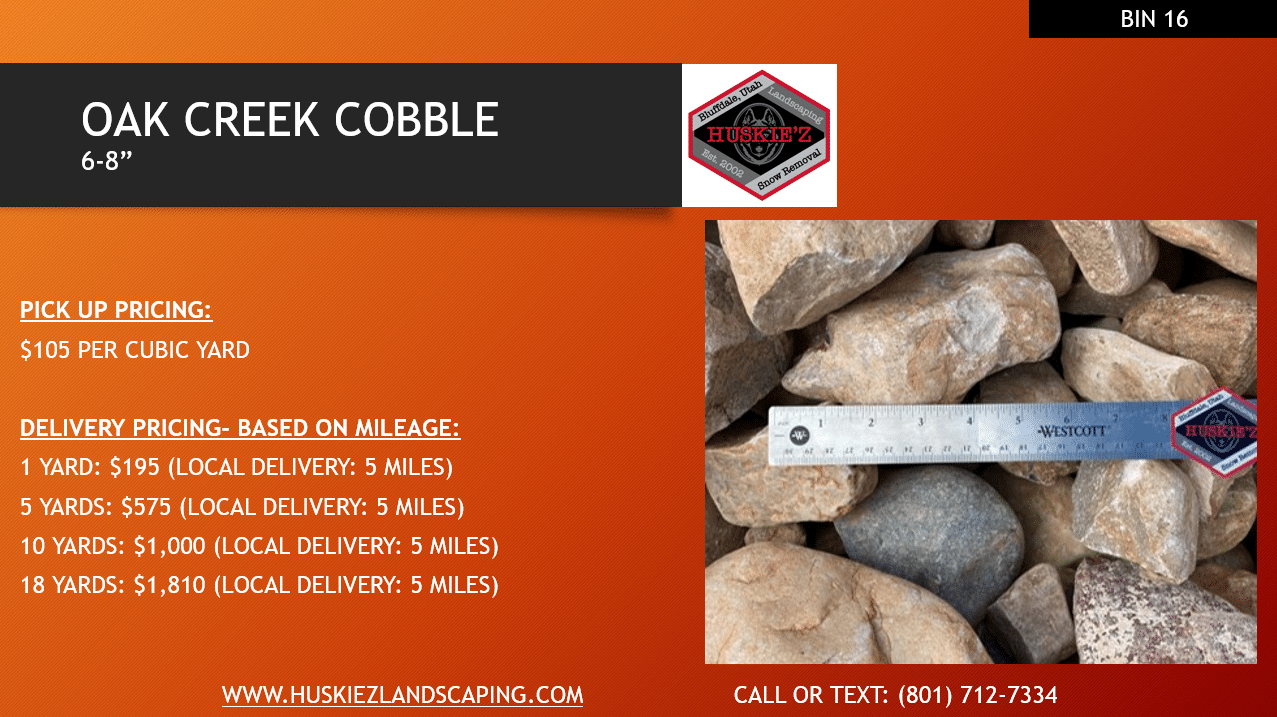 OAK CREEK COBBLE 6-8