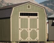 Newly built sheds ready for installation
