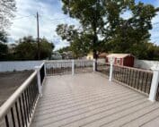 New custom deck installed at a home in Salt Lake City.